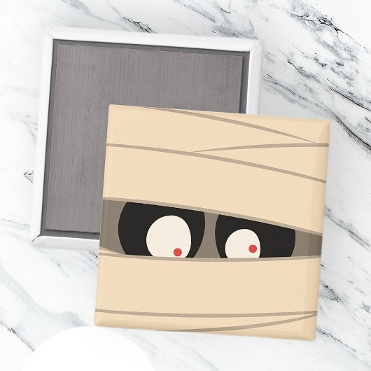 Schattigee mummiemonster Halloween Magneet