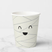 Schattigee Mummy Halloween Papieren Bekers (Voorkant)