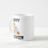 Schattigee Mummy HAPPY HALLOWEEN Koffiemok (Voorkant links)