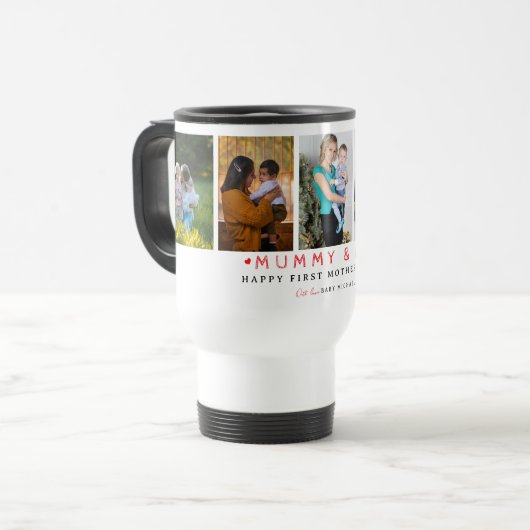 Schattigee 'Mummy & Me' Photo Collage Mok | 1e moe (Voorkant links)