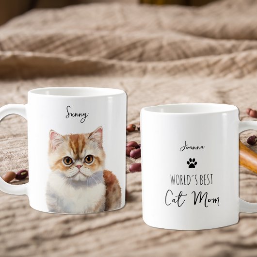 Schattigee Munchkin Cat Custom Beste Mam / Pap Koffiemok