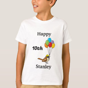 Schattigee Mus met Ballonnen Verjaardag   personal T-shirt