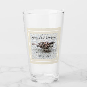 Schattigee mus vogel foto bijbel vers eenvoudige t glas