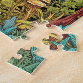 Schattigee Mushroom House Illustratie Legpuzzel (Zijkant)