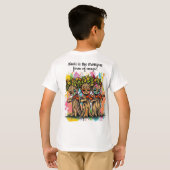 Schattigee Musical Tree Characters T-shirt (Achterkant volledig)