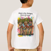 Schattigee Musical Tree Characters T-shirt (Achterkant)