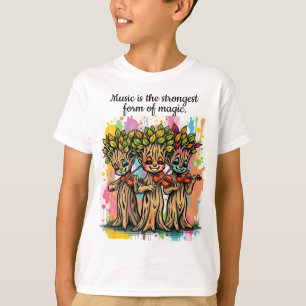 Schattigee Musical Tree Characters T-shirt