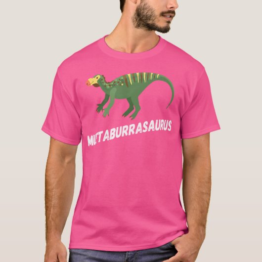 Schattigee Muttaburrasaurus Dinosaur Design T-shirt (Voorkant)