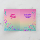 Schattigee Muziek Liefdevolle Golden Retriever Ver Kaart (Binnen)