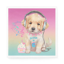 Schattigee Muziek Liefdevolle Golden Retriever Ver
