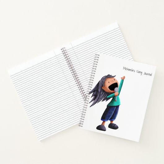 Schattigee muziek voor meisjes notitieboek (Binnen)