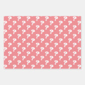 Schattigee Mystery Gift Wrapper (vraagteken) (pink Inpakpapier Vel (Voorkant 3)