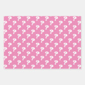 Schattigee Mystery Gift Wrapper (vraagteken) (pink Inpakpapier Vel (Voorkant 2)