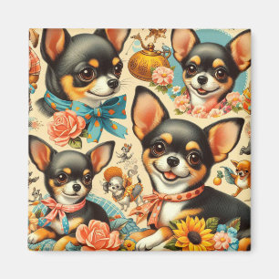 Schattigee naadloze Chihuahua Magneet