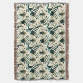 Schattigee naadloze zebra. deken (Voorkant Verticaal)