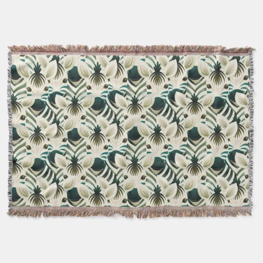 Schattigee naadloze zebra. deken (Voorkant)