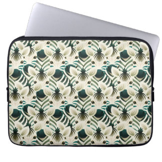 Schattigee naadloze zebra. laptop sleeve