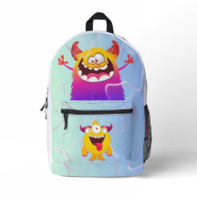 Schattigee Naai Kinder School Monster Backbags