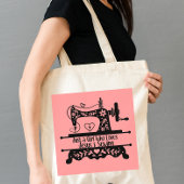 Schattigee  naaimachine grote tote bag