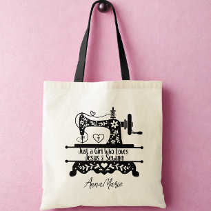 Schattigee  naaimachine tote bag