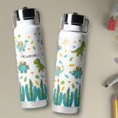 Schattigee naam Dinosaur T Rex Pattern Waterfles