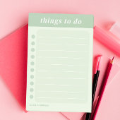 Schattigee naam Groene School Dagelijkse Taken Post-it® Notes