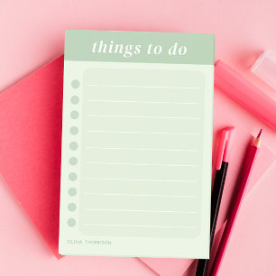 Schattigee naam Groene School Dagelijkse Taken Post-it® Notes