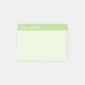 Schattigee naam Groene Sticky Post-it® Notes (Voorkant)