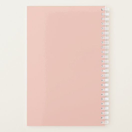 Schattigee naam Roze School Planner (Achterkant)