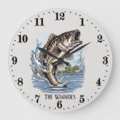 Schattigee naam toevoegen Visserij cabine vis Grote Klok (Voorkant)