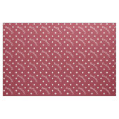 Schattigee naam Wine Dark Pink Polka Dot Stof (Yard (91,4 cm))