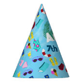 Schattigee naam Zwembad Verjaardagsfeestje Feesthoedjes (Links)