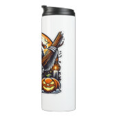 Schattigee nacht Luiaard Halloween Classic T-shirt Thermosbeker (Geroteerd rechts)