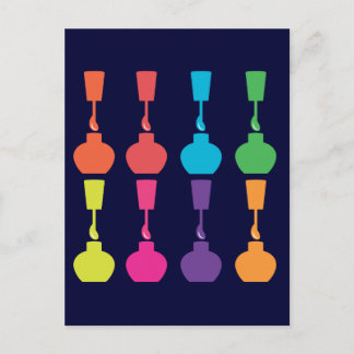 Schattigee nagellak! briefkaart