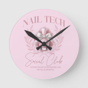 Schattigee Nail tech Coquette Nail Polish Social C Ronde Klok