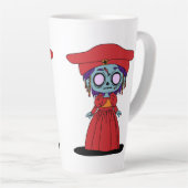 Schattigee Namibische zombie Latte Mok (Rechterhoek)