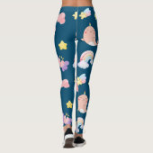 Schattigee Narwhal Fish Eenhoorn Rainbow zee meisj Leggings (Achterkant)