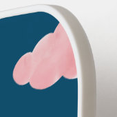 Schattigee Narwhal Fish Eenhoorn Rainbow zee meisj Pickleball Paddle (Links Detail)