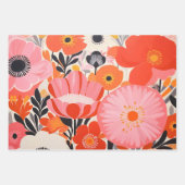 Schattigee Natuur Aziatische Bloem Inpakpapier Vel (Voorkant 2)