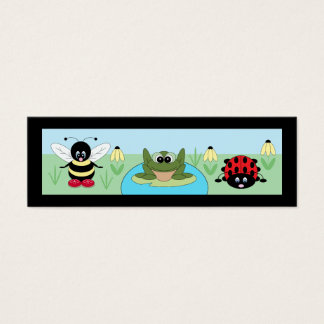 Schattigee Natuur / Dierlijke Bladwijzer Mini Visitekaartjes