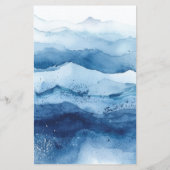 Schattigee nautische 'raad wie' Baby shower spel Flyer (Achterkant)