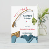 Schattigee nautische visboot Eerste Verjaardag Kaart (Staand voorkant)