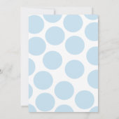 Schattigee nautische zeilboot jongens Baby shower  Kaart (Achterkant)