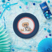 Schattigee nautische zeiler baby boy papieren bordje (Feest)