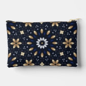 Schattigee Navy Blauw Wit & Goud Mandala Dot Art D Etui (Achterkant)