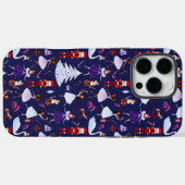 Schattigee Navy Notenkraker kerstpatroon Case-Mate iPhone Case (Achterkant (horizontaal))