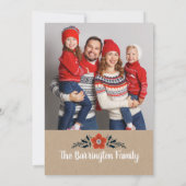 Schattigee Nesting Doll Kerstkaart Kaart (Achterkant)