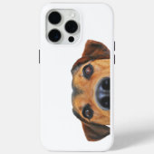 Schattigee neushond piept omhoog | Grappige  telef Case-Mate iPhone Case (Achterkant)