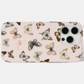 Schattigee neutraal vlinders, gedempte tonen Bord Case-Mate iPhone Case (Achterkant (horizontaal))