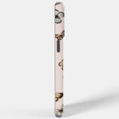 Schattigee neutraal vlinders, gedempte tonen Bord Case-Mate iPhone Case (Achterkant / Rechts)